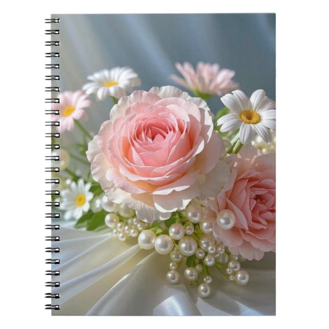 Cuaderno Flores con eterna elegancia extravagante (Frente)