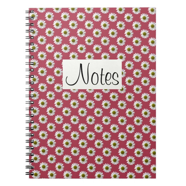Cuaderno Flores con huellas florales en morado (Frente)