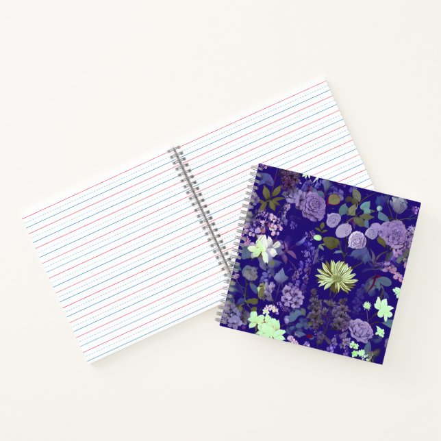 Cuaderno Flores con un ambiente elegante y fascinante (Interior)