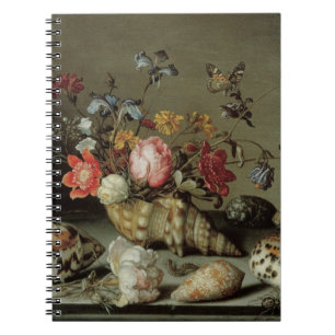 Cuaderno Flores, conchas e insectos Balthasar van der Ast