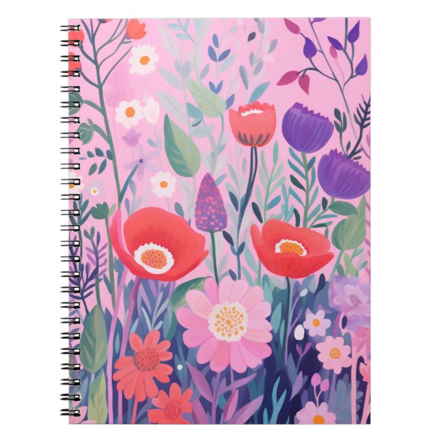 Cuaderno Flores cortas (Frente)