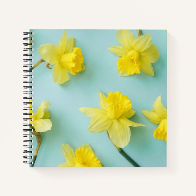 Cuaderno Flores | Daffoditos amarillos (Anverso)