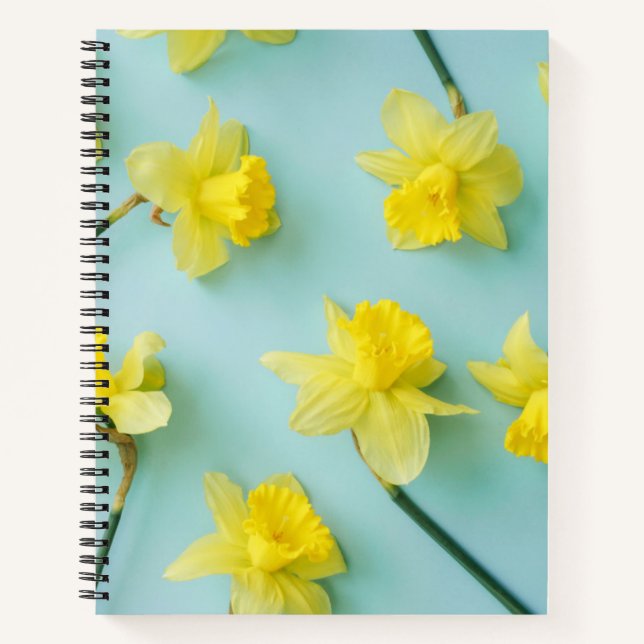 Cuaderno Flores | Daffoditos amarillos (Anverso)
