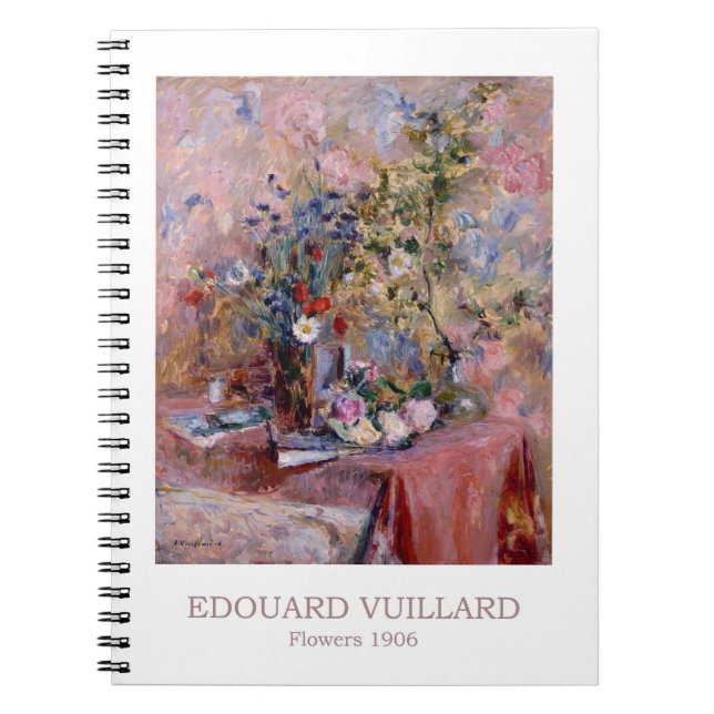 Cuaderno Flores de 1906 por Edouard Vuillard (Frente)