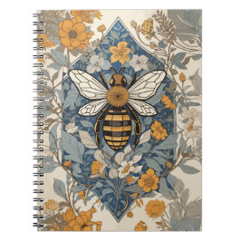 Cuaderno Flores de abeja y silvestres de época