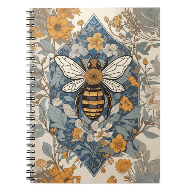 Cuaderno Flores de abeja y silvestres de época (Frente)
