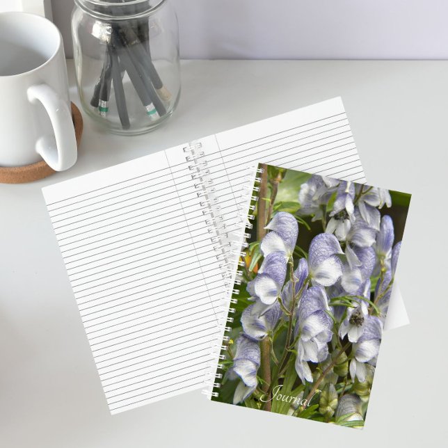 Cuaderno Flores de Acónito Morado Floral (In Situ)