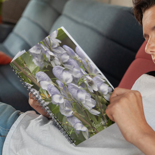 Cuaderno Flores de Acónito Morado Floral (In Situ)