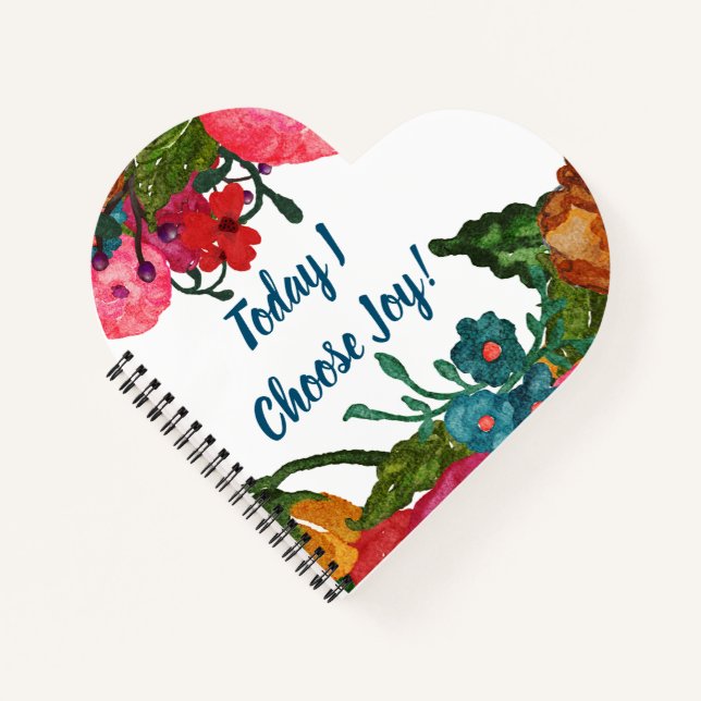 Cuaderno Flores de Acuarela | Choos Joy Floral (Anverso)