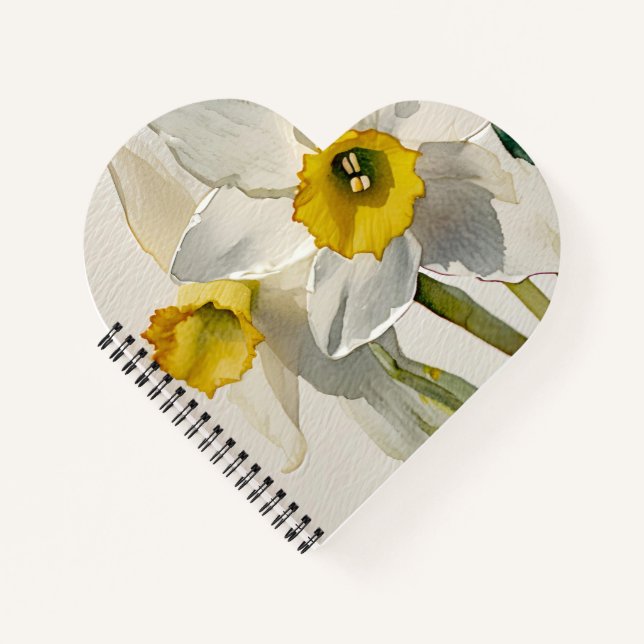 Cuaderno Flores de Acuarela de Iris Modernas (Anverso)