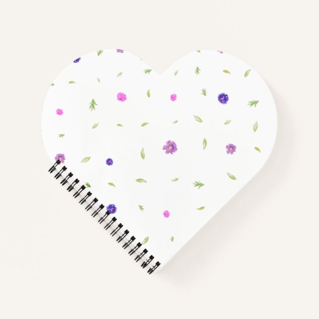 Cuaderno Flores de agua regalo para su portátil (Anverso)
