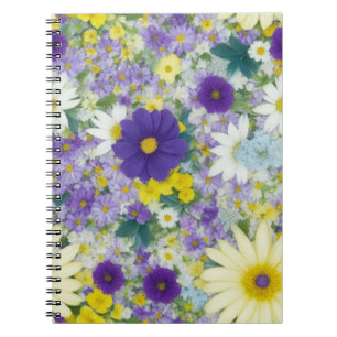Cuaderno Flores de algodón de bonito