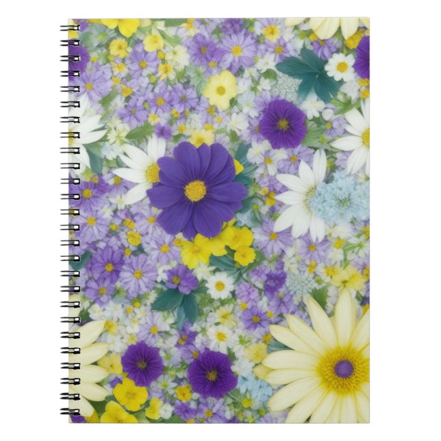 Cuaderno Flores de algodón de bonito (Frente)