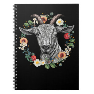 Cuaderno Flores de cabra Naturaleza Granja animal