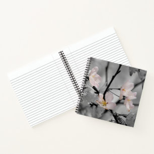 Cuaderno Flores de cerezo rosa