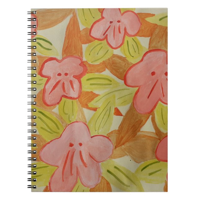 Cuaderno Flores de color otoño (Frente)