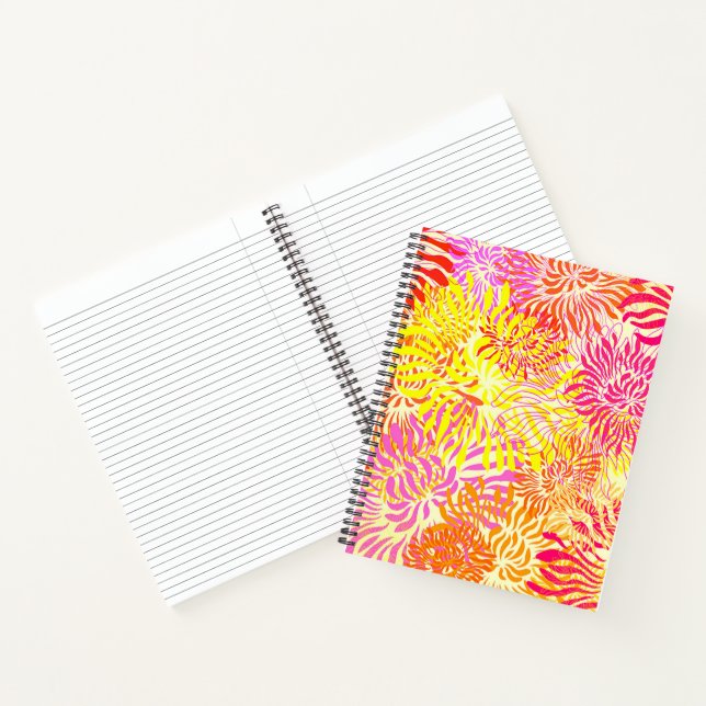 Cuaderno Flores de colores (Interior)