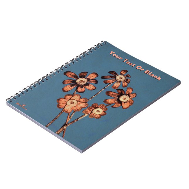 Cuaderno Flores de cono de pino (Lado Izquierdo)