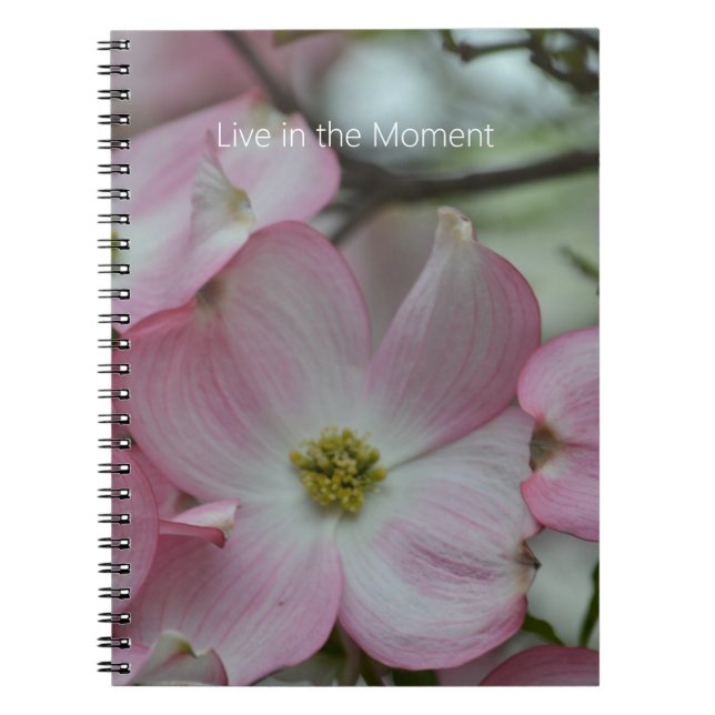 Cuaderno Flores de Cornejo Rosa (mi fotografía) (Frente)