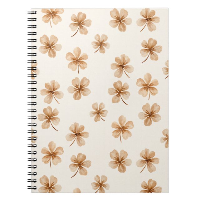 Cuaderno Flores de Crema (Frente)