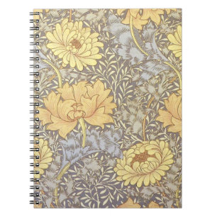 Cuaderno Flores de crisantemo de William Morris
