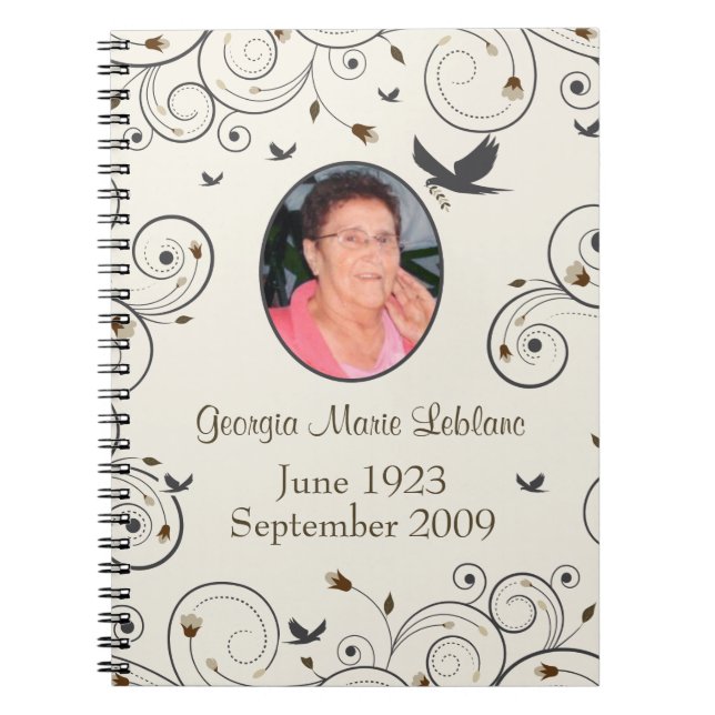 Cuaderno Flores de encargo y Guestbook del monumento de los (Frente)