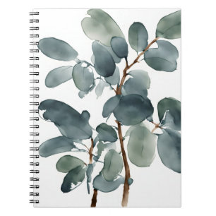 Cuaderno Flores de eucalipto - Acuarela