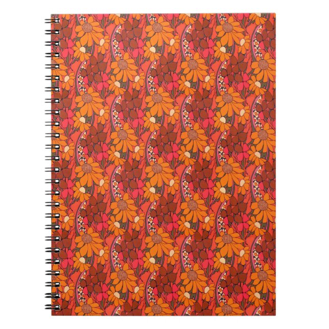 Cuaderno Flores de Falln Groovy (Frente)