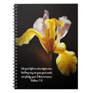 Cuaderno Flores de fe Bloc de oraciones de luz Daffodil