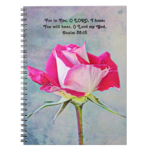 Cuaderno Flores de fe Rosa de esperanza Rezo Diario Bloc de