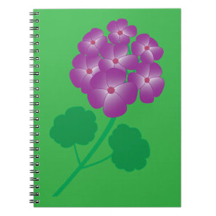 Cuaderno Flores de Geranio