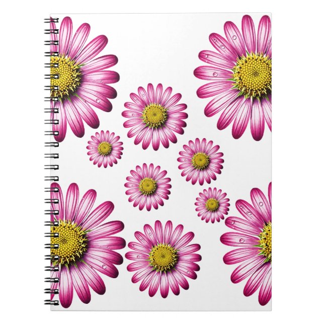 Cuaderno Flores de Gérbera (Frente)