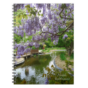 Cuaderno Flores de glicinia