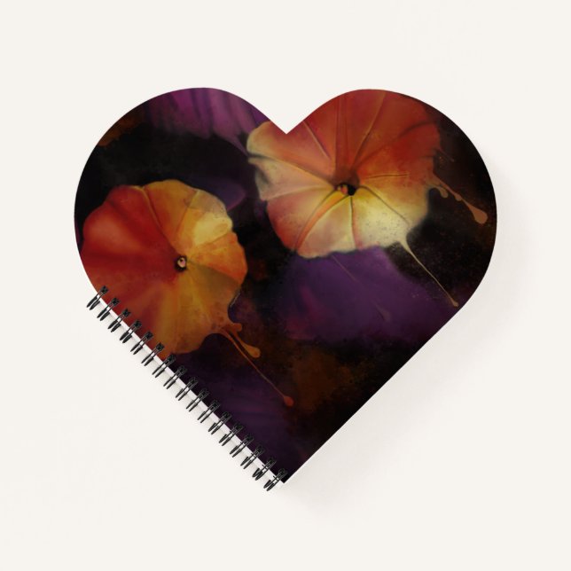 Cuaderno Flores de gloria matutina (Anverso)