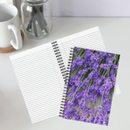 Cuaderno Flores de hierba de lavanda