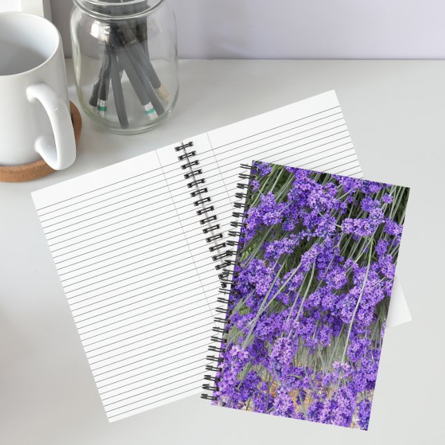 Cuaderno Flores de hierba de lavanda (In Situ)