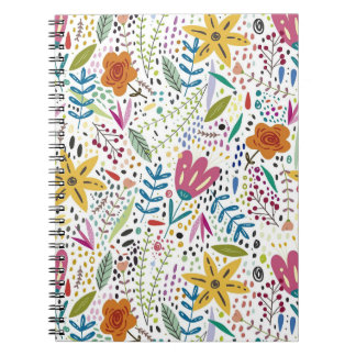 Cuaderno Flores de hoja pequeñas