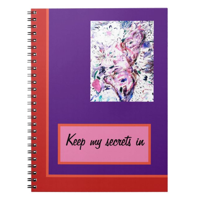 Cuaderno Flores de índigo (Frente)