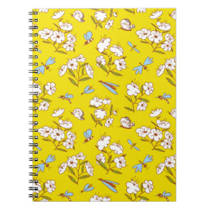 Cuaderno Flores de insectos mariposas: Patte sin foco de ve