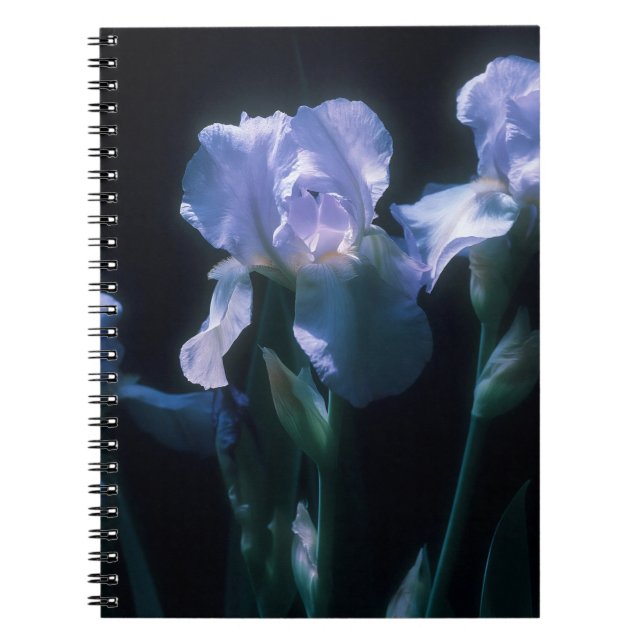 Cuaderno Flores de Iris al Crepúsculo (Frente)