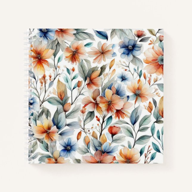 Cuaderno Flores de jengibre (Anverso)