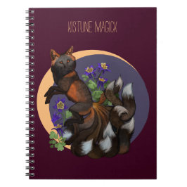 Cuaderno Flores de Kitsune y Columbine