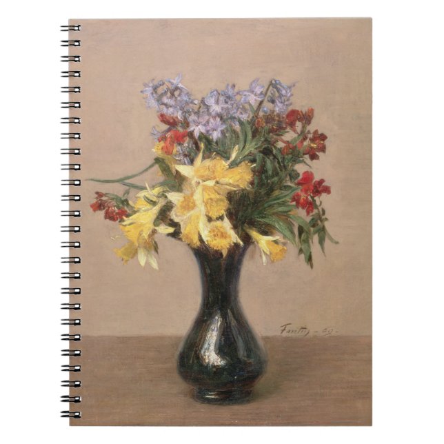 Cuaderno Flores de la primavera, 1869 (aceite en lona) (Frente)