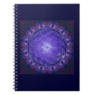 Cuaderno FLORES DE LA VIDA / Blume des Lebens Mandala I Squ