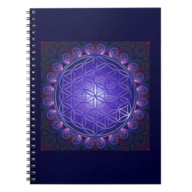 Cuaderno FLORES DE LA VIDA / Blume des Lebens Mandala I Squ (Frente)