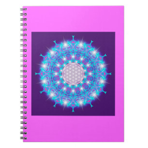 Cuaderno FLORES DE LA VIDA/Blume des Lebens Stars Mandala