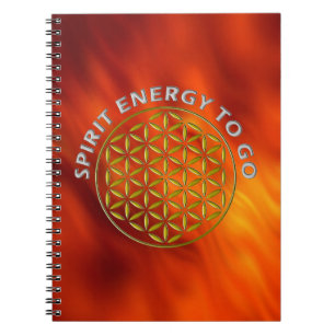 Cuaderno FLORES DE LA VIDA - ENERGÍA DE ESPÍRITU A IR - inc