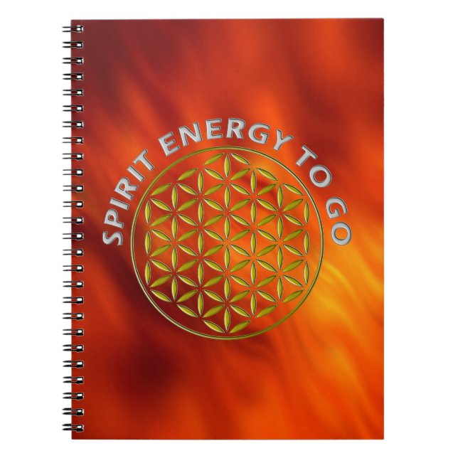Cuaderno FLORES DE LA VIDA - ENERGÍA DE ESPÍRITU A IR - inc (Frente)