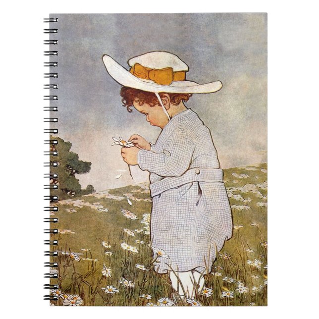 Cuaderno Flores de las mareas antiguas para picar niños (Frente)