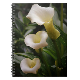 Cuaderno Flores de Lily Calla del Jardín de Gertie